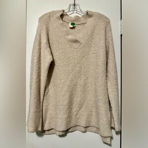 Anthropologie cream sweater size M